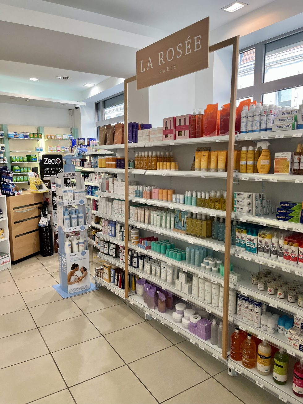 Rayons de la Pharmacie Naturalya à Lille Fives